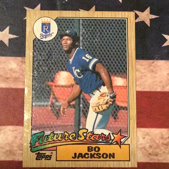 Topps Other - Bo Jackson, rookie baseball card, future stars, topps 1986